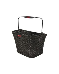 Klickfix Bike Basket Black Structura Retro 16L