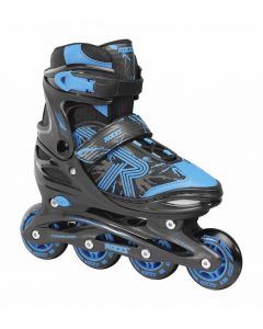 ROCES JOKEY 3.0 Jongens Verstelbare Inline Skates Zwart/Blauw