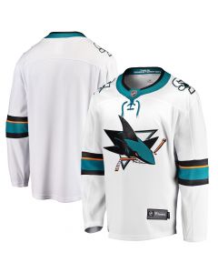 Fanatics Breakaway Jersey Away San Jose Sharks Wit