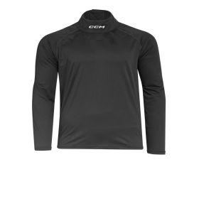 CCM MENS NECK GUARD LS TOP Black 